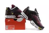 hommes nike air max plus tn3 pourple noir 2102-28